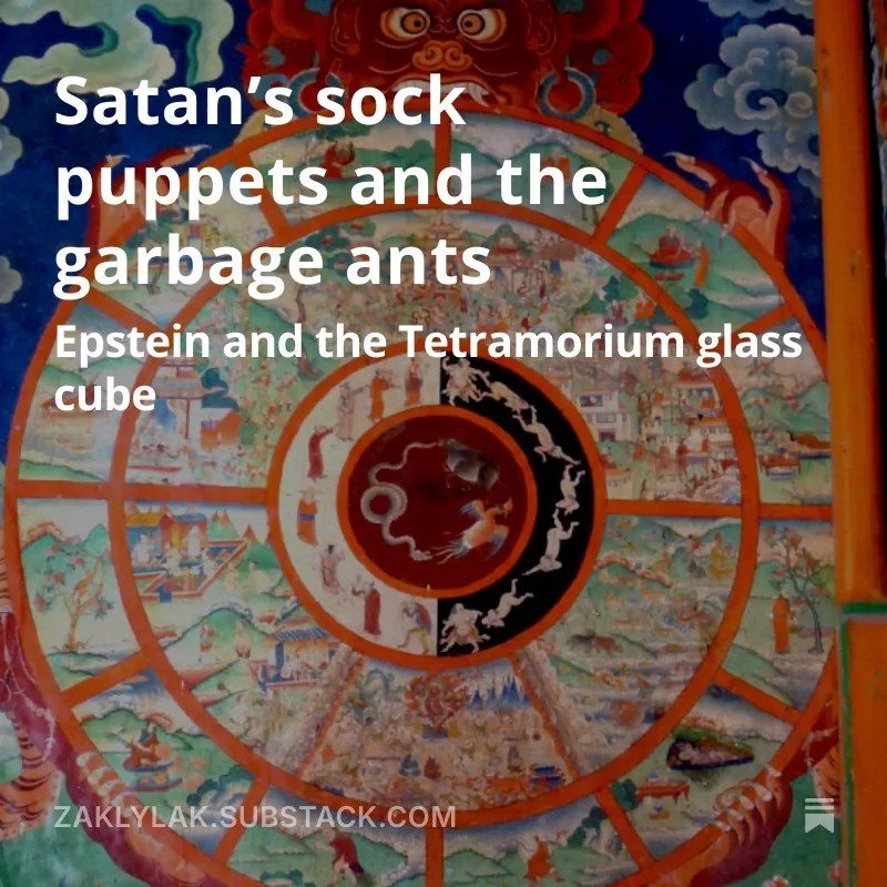 A painting of the wheel of Samsara from a Chinese Buddhist temple